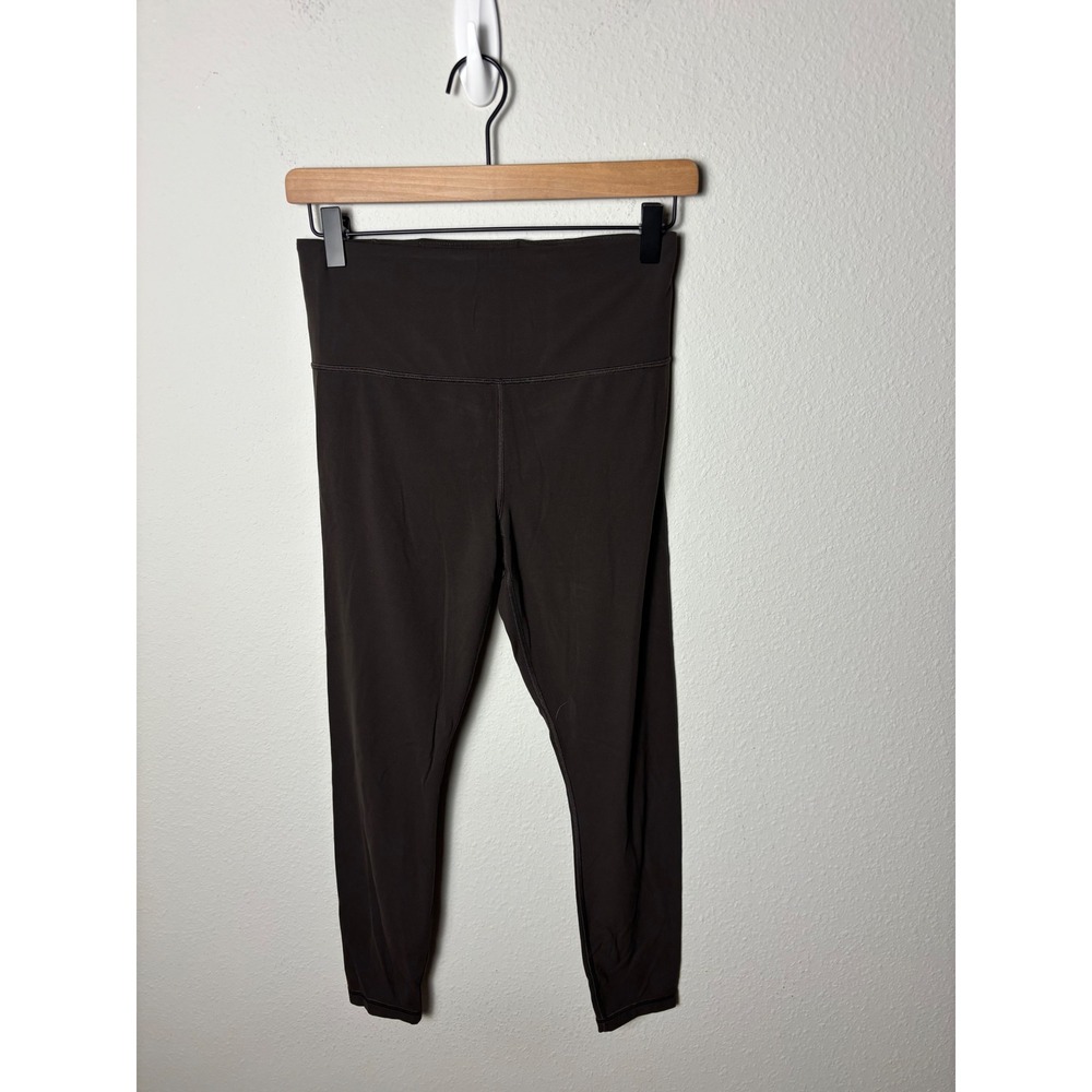 Athleta Ultra High Rise Elation 7/8 Tight Leggings Brown Small 25 Inseam